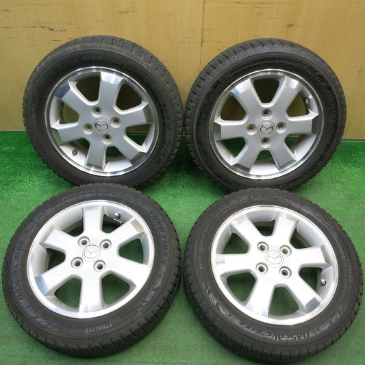 4本価格！21年★マツダ DG64W スクラム ワゴン 純正 165/60R14 スタッドレス トーヨー オブザーブ GIZ2 14インチ PCD100/4H★5121308HAス