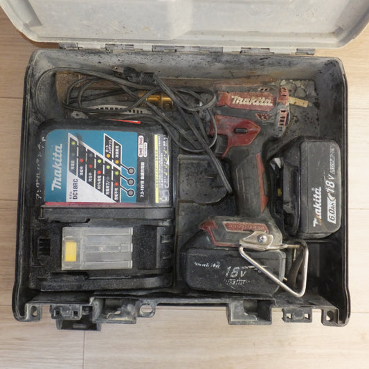 [送料無料] ジャンク★マキタ makita 充電式インパクトドライバ TD171DGXAR 18V★