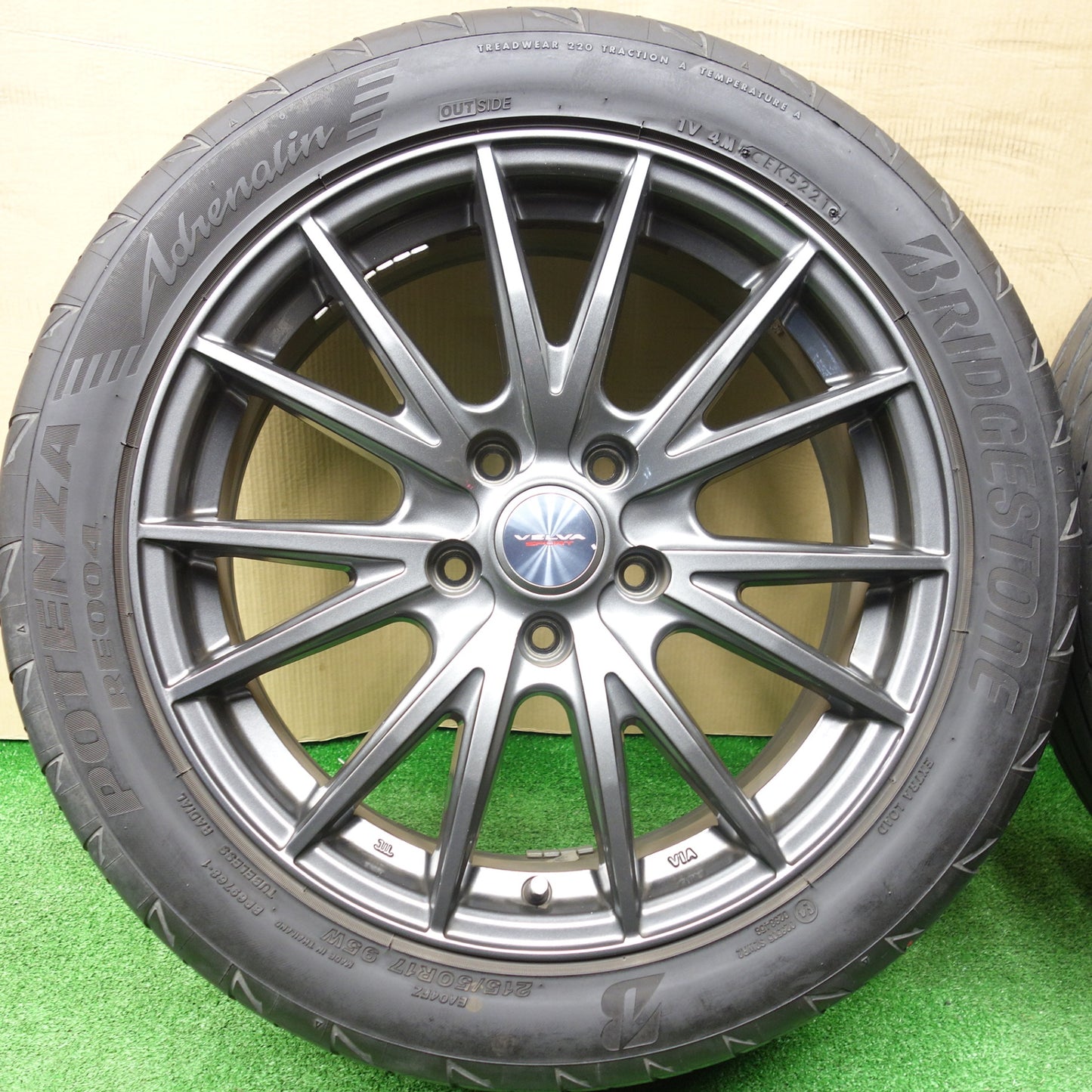 4本価格！21年★215/50R17 ブリヂストン ポテンザ RE004 Adrenalin VELVA SPORT ヴェルヴァ 17インチ PCD114.3/5H★5121202KTノ