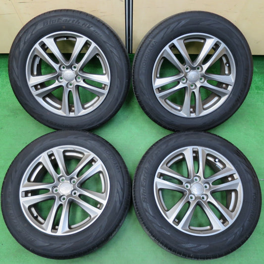 *送料無料* バリ溝！22年！9.5分★スバル レガシィ ツーリングワゴン 純正 205/60R16 ヨコハマ BluEarth-RV RV03 PCD100/5H★4061106イノ