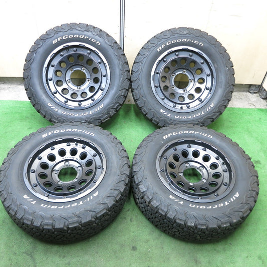 バリ溝！24年！キレイ！9.5分★NITRO POWER SPAS12 H12 SHOTGUN 215/70R16 BFグッドリッチ All-Terrain T/A KO2 16インチ ナイトロパワー PCD139.7/5H★5090501ナノ