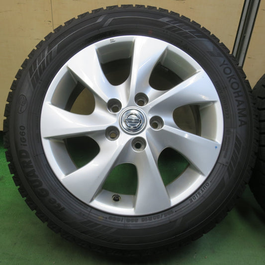 バリ溝！23年！キレイ！9.5分◎日産 C26 セレナ 純正 195/60R16 スタッドレス ヨコハマ アイスガード iG60 16インチ PCD114.3/5H◎6092914イス