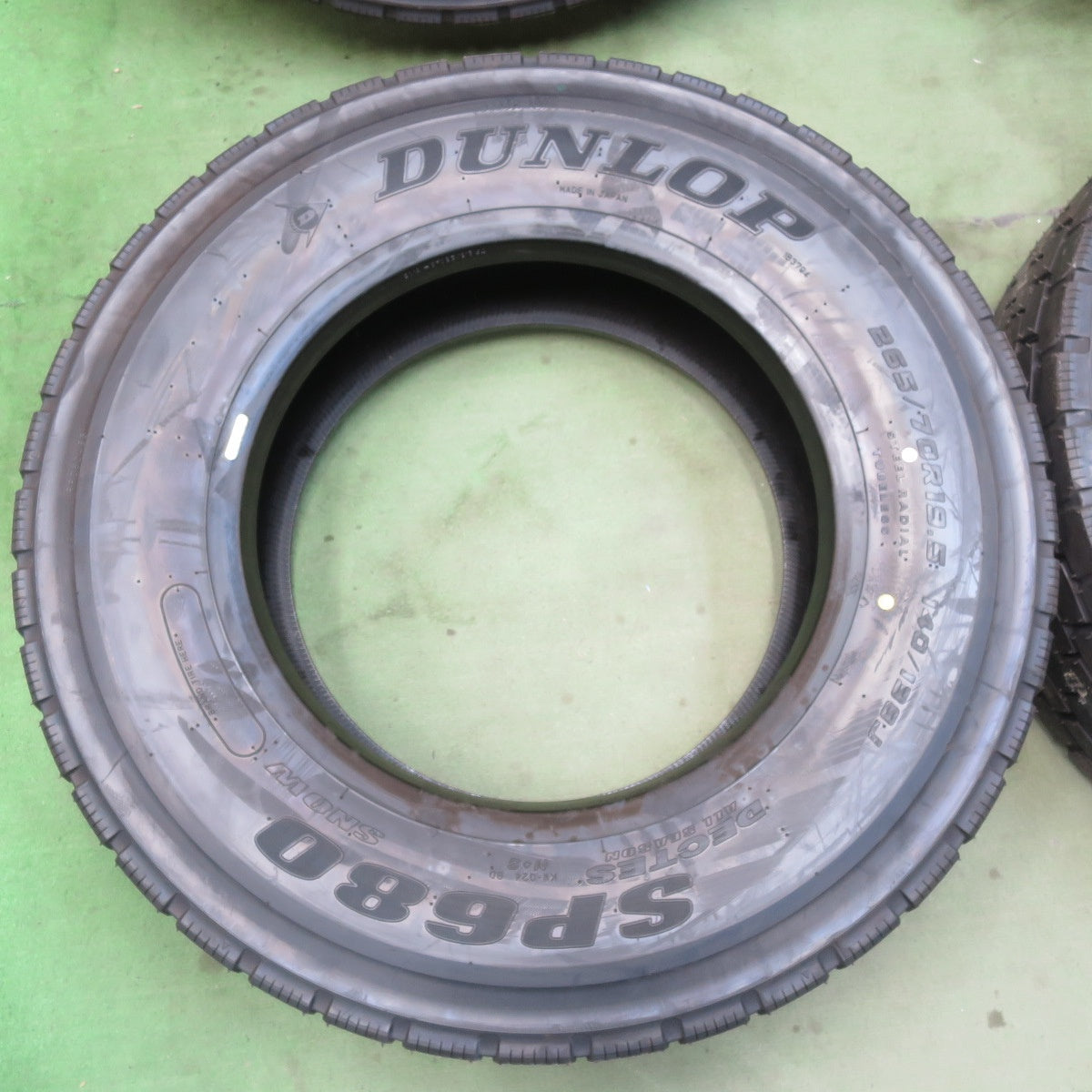 未使用！26年★トラック タイヤ 265/70R19.5 140/138J ダンロップ デクテス SP680 DECTES ミックス オールシーズン 19.5インチ★6041801イスタ