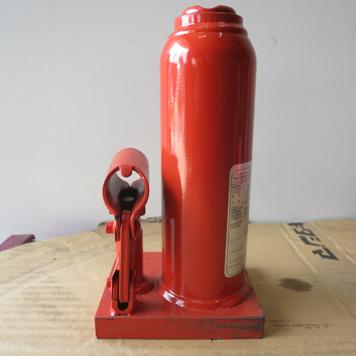 [送料無料] ◆マサダ 油圧 ジャッキ NF-5I-2 工具 5TON 5ton 5トン 5000kg 油圧式 オイル だるま ダルマ 車載 自動車 点検 整備①◆