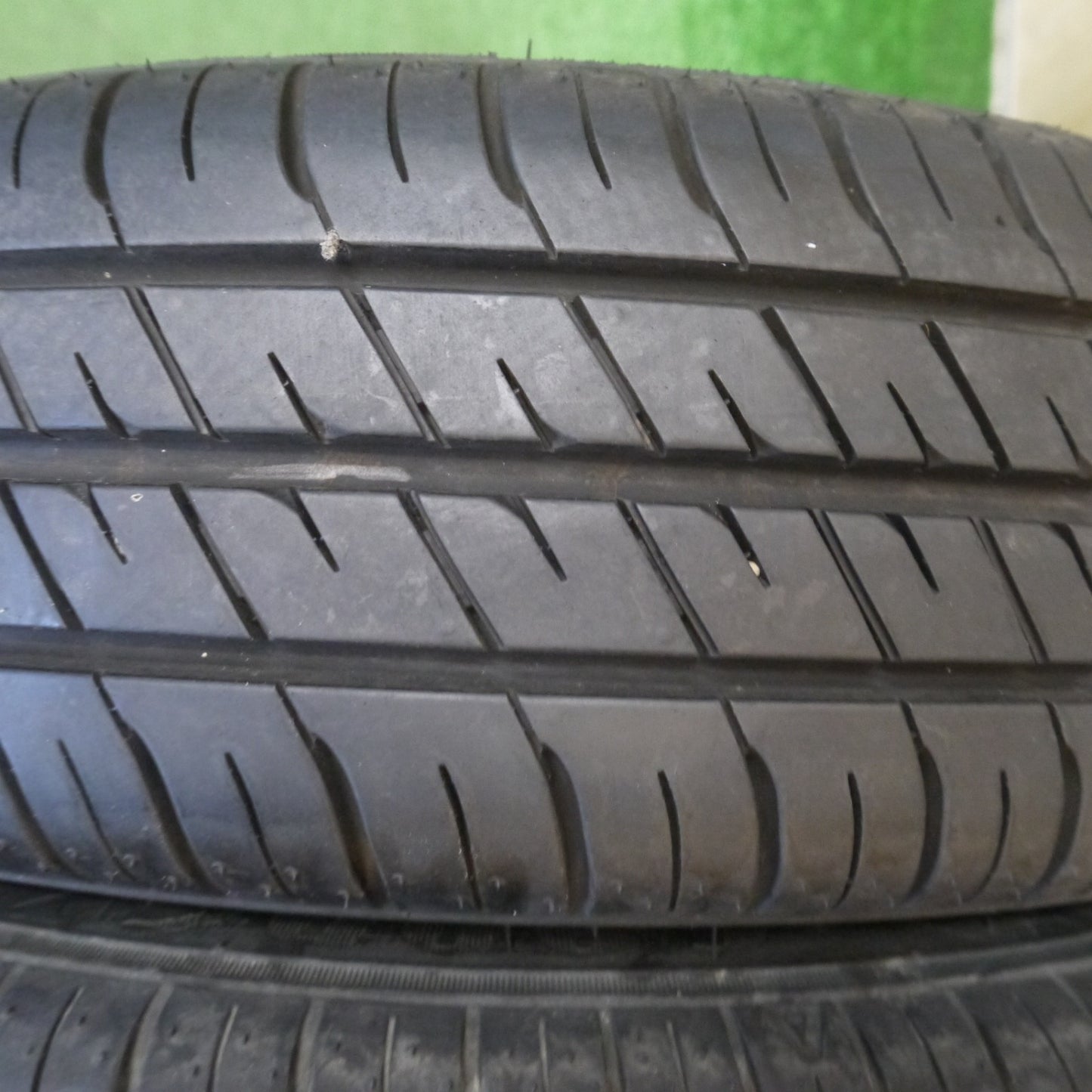 バリ溝！ほぼ10分◎ダイハツ タント ムーヴ 等 純正 155/65R14 グッドイヤー EfficientGrip ECO EG02 14インチ PCD100/4H◎6071702Hノ