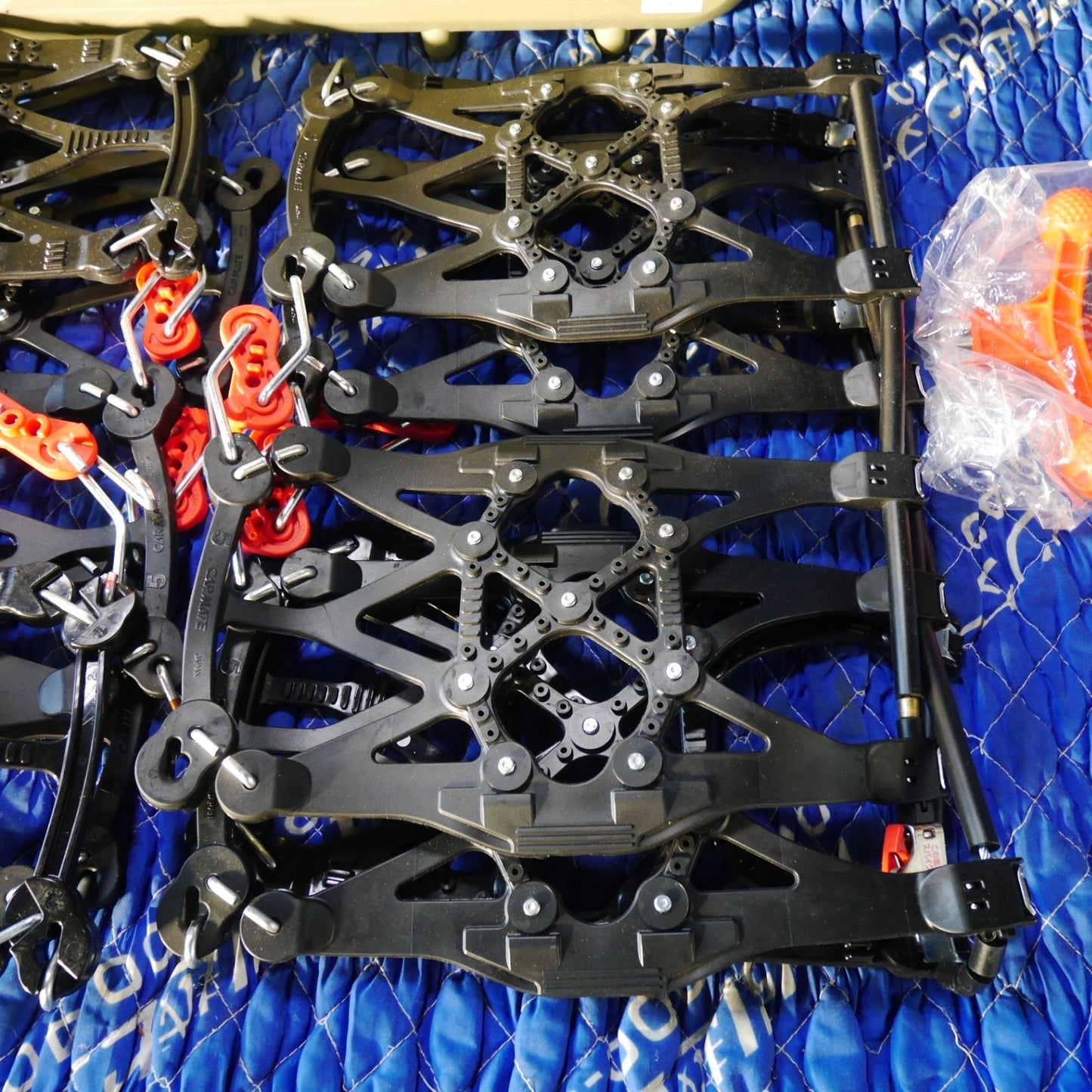 [送料無料] 未使用☆CARMATE BIATHLON QUICK EASY 非金属 タイヤ チェーン QE5 165/65R15 175/65R14 185/55R15 等 現状品☆