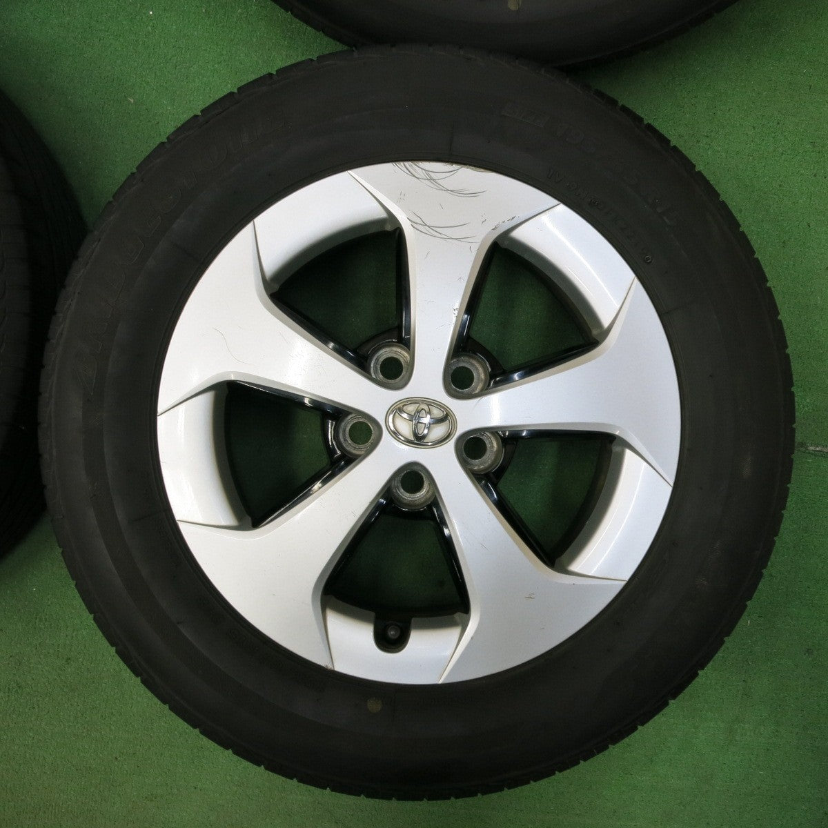 *送料無料* 4本価格！20年★トヨタ 30系 プリウス 純正 195/65R15 ブリヂストン ネクストリー エコピア 15インチ PCD100/5H★4082910SYノ