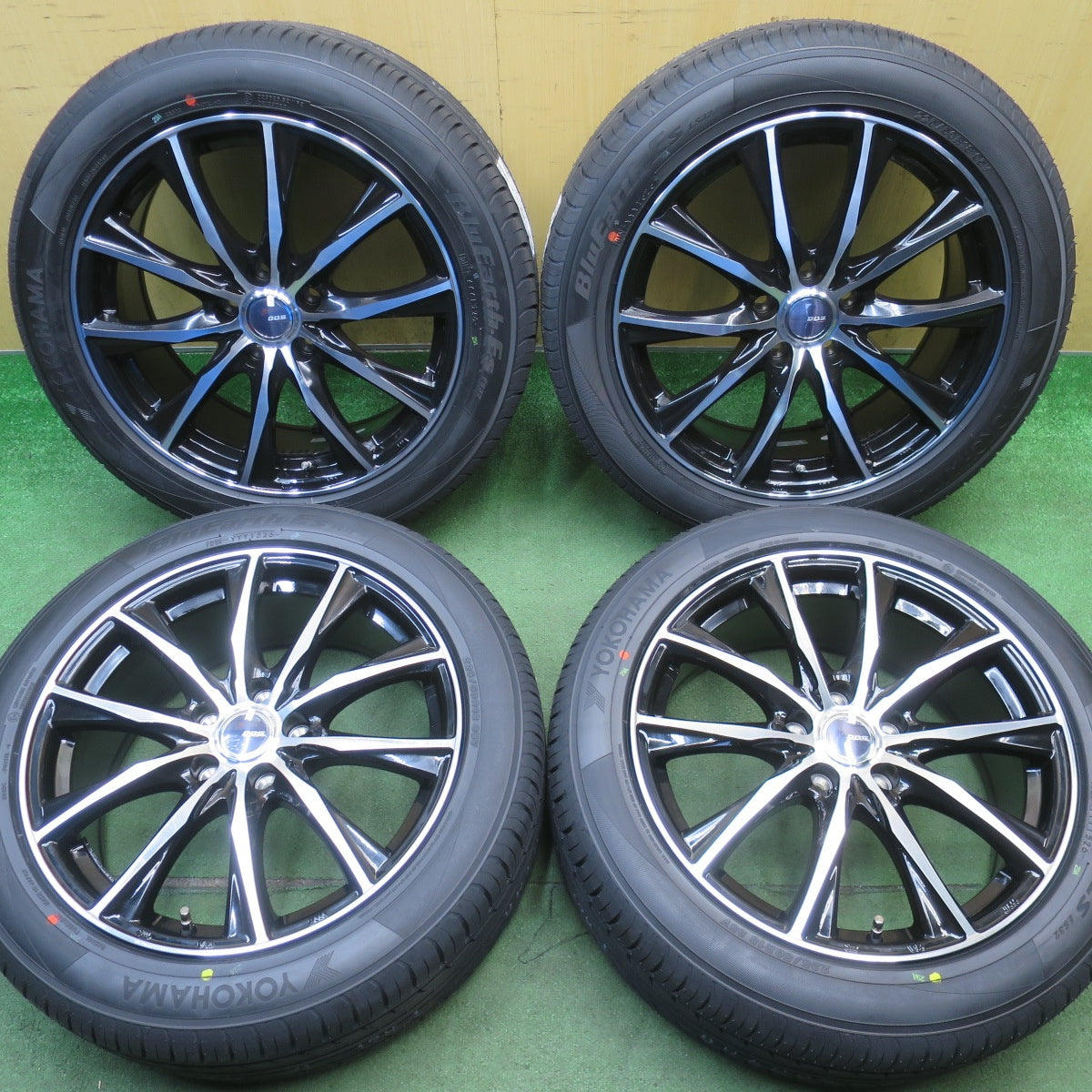 未使用！26年◎225/50R18 ヨコハマ BluEarth-ES ES32 D.O.S. DOS ブルーアース 18インチ PCD114.3/5H◎6060201NJノ