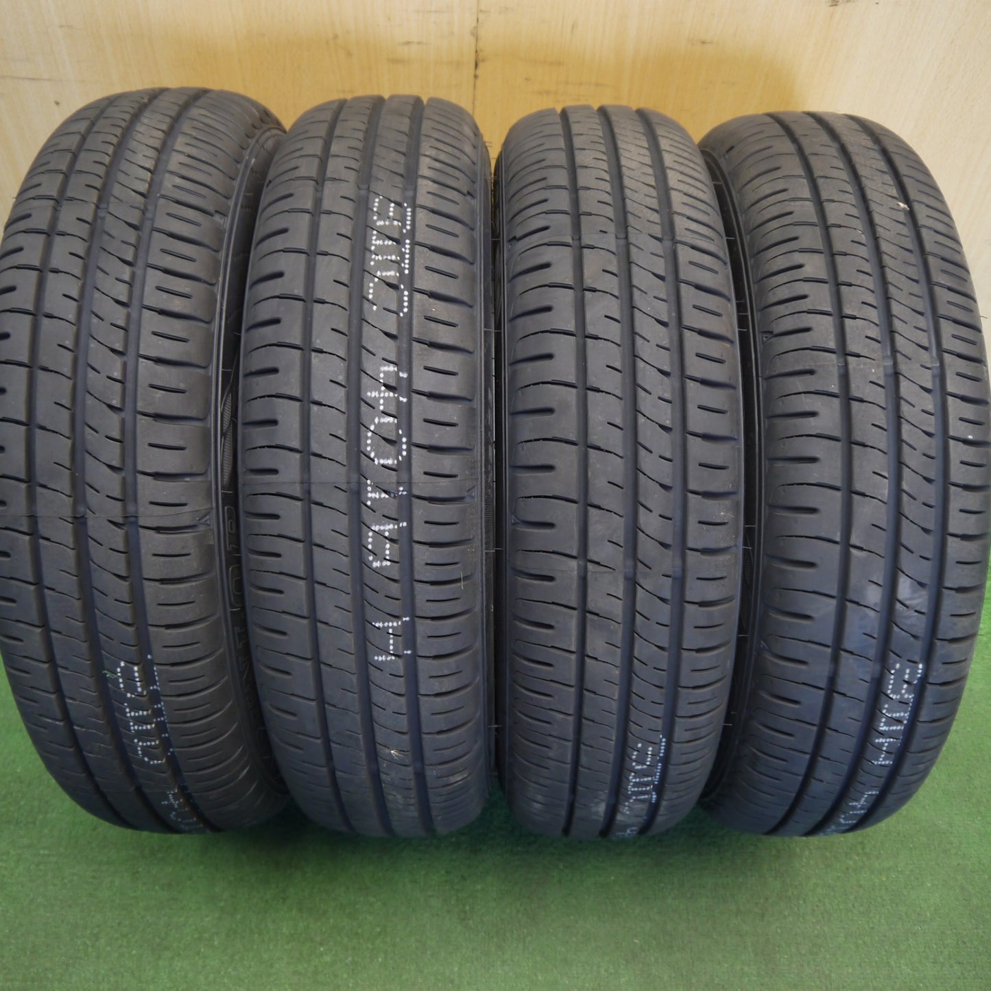 ほぼ未使用！25年★日産 デイズ 純正 スチール 155/65R14 ダンロップ エナセーブ EC204 14インチ PCD100/4H★6041401Hノ