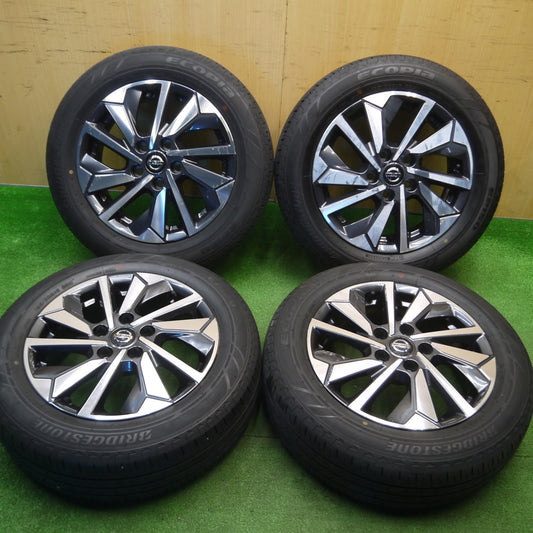 [送料無料] バリ溝！8.5分★日産 C27 セレナ ハイウェイスター 純正 195/60R16 ブリヂストン エコピア EP150 16インチ PCD114.3/5H★5011002Hノ