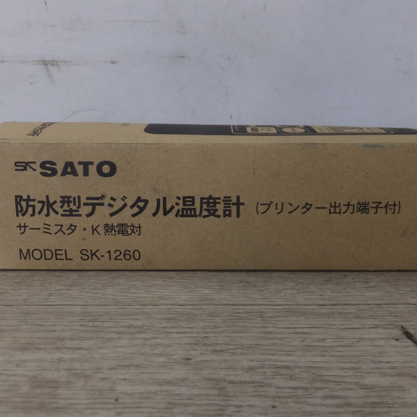 ★佐藤計量器 SATO 防水型デジタル温度計 プリンター出力端子付 SK-1260 　熱電対センサ SK-S307K 2点 セット★ [送料無料]