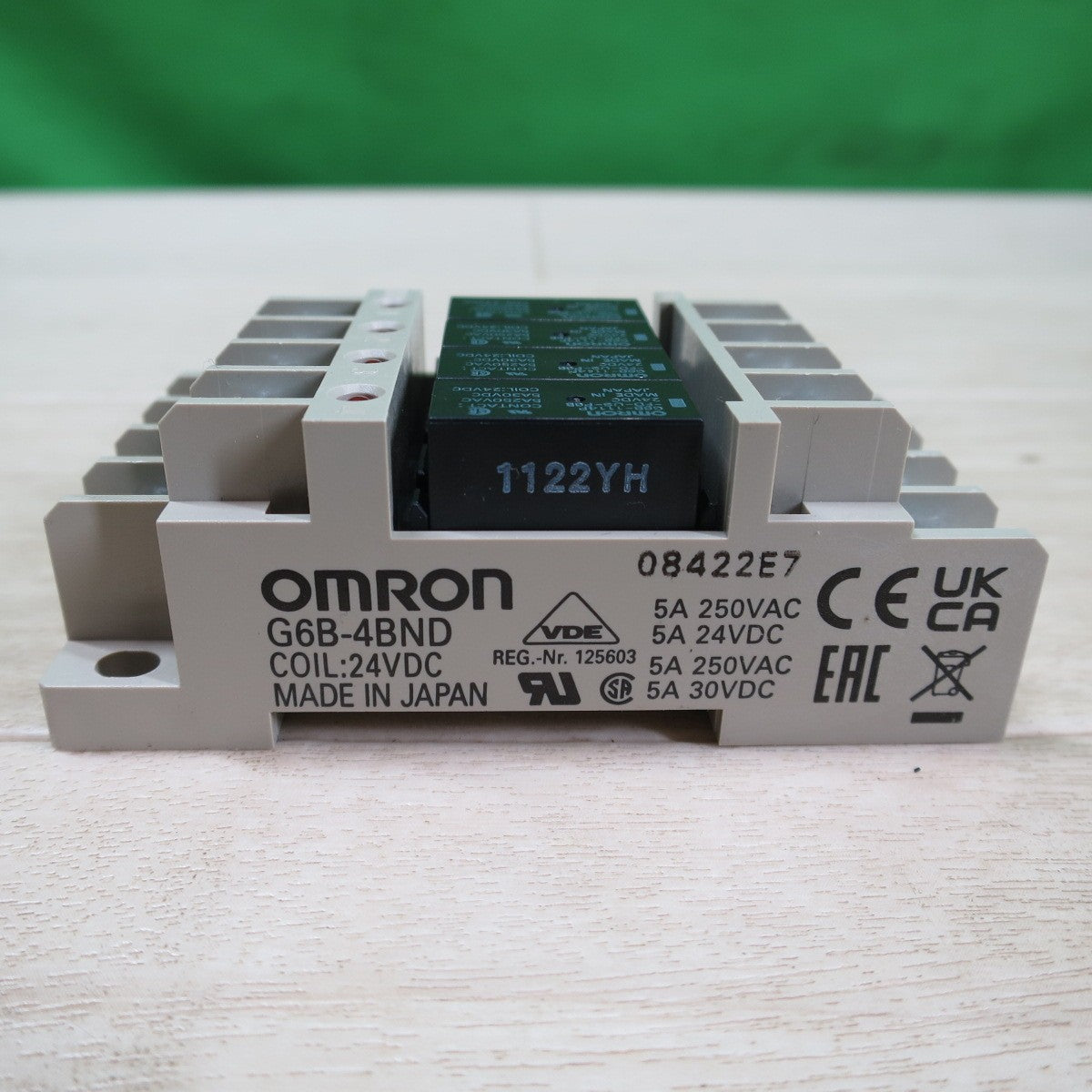 未使用・5点セット☆OMRON オムロン ターミナル リレー G6B-4BND 24VDC☆