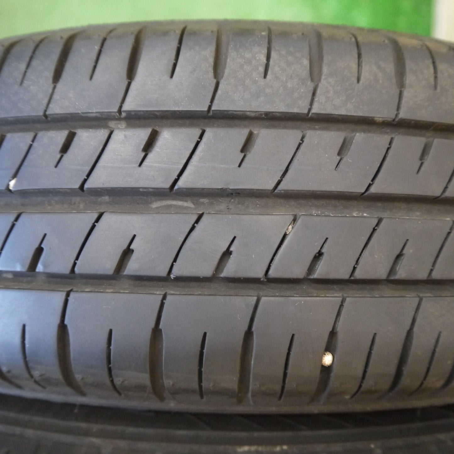 バリ溝！25年！8.5分★ダイハツ ムーヴ コンテ 純正 155/65R14 オートバックス Maxrun Efficia 14インチ PCD100/4H★6051302Hノ