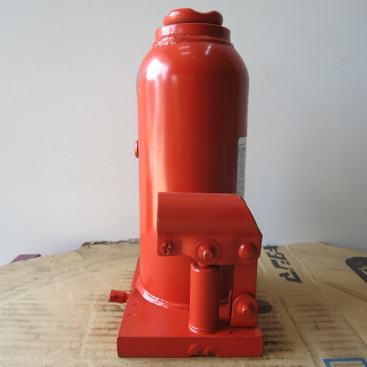 [送料無料] ◆マサダ 油圧 ジャッキ HP-10 工具 10TON 10ton 10トン 10000kg 油圧式 オイル だるま ダルマ 車載 自動車 点検 整備◆