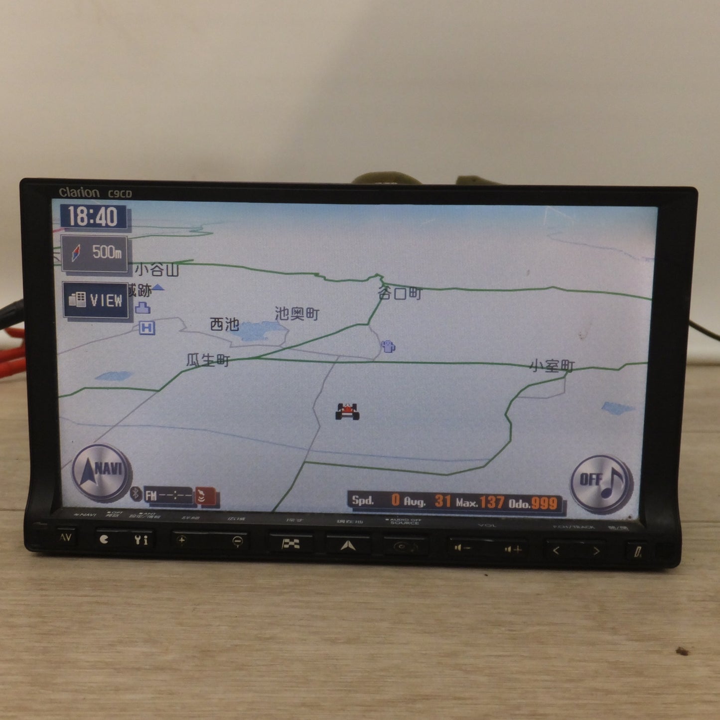 [送料無料] ★クラリオン製 マツダ 純正 カーナビゲーション C9CD V6 650[15]★