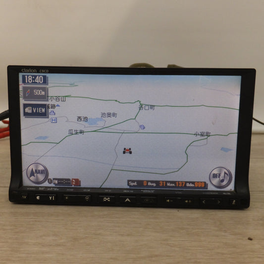 [送料無料] ★クラリオン製 マツダ 純正 カーナビゲーション C9CD V6 650[15]★