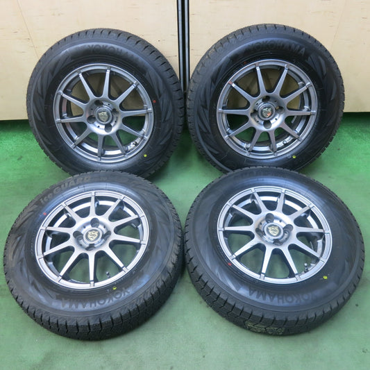 未使用！23年！キレイ★スタッドレス 185/70R14 ヨコハマ アイスガード iG70 社外 アルミ 14インチ PCD100/4H★5120104SKス