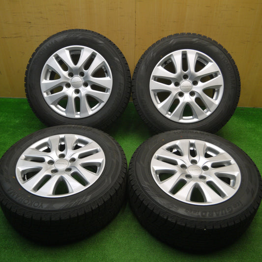 [送料無料] 超バリ溝!23年!綺麗!ほぼ10分★ホンダ ヴェゼル 純正 Modulo 215/60R16 スタッドレス ヨコハマ アイスガード iG60 16インチ PCD114.3/5H★4101505Hス