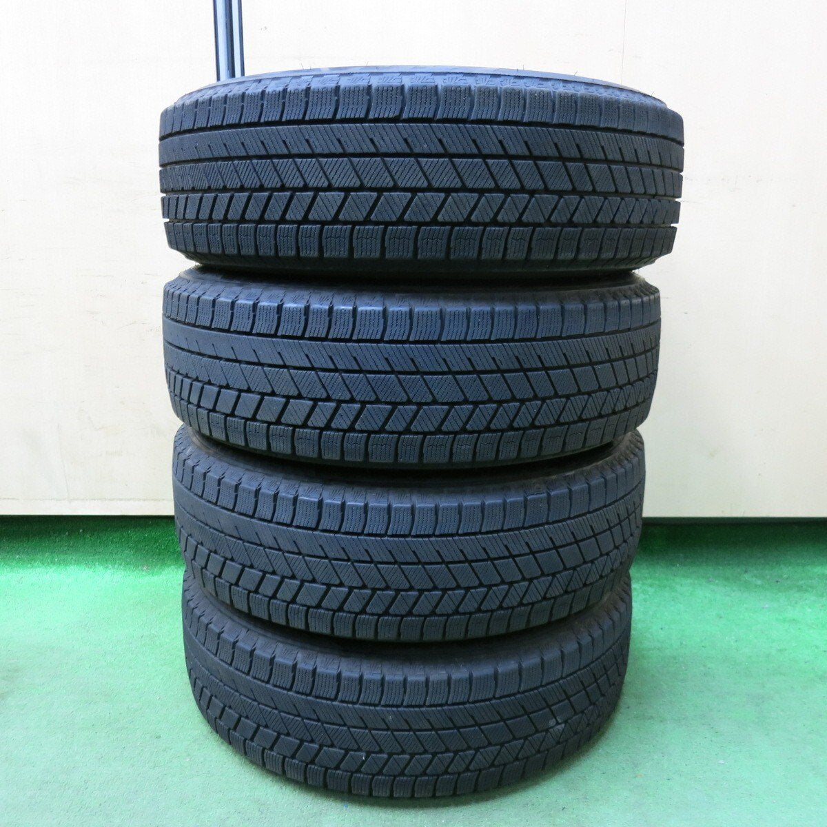 バリ溝！21年！8.5分★日産 K12 マーチ 純正 175/65R15 スタッドレス ブリヂストン ブリザック VRX3 15インチ PCD100/4H★5010812SYス