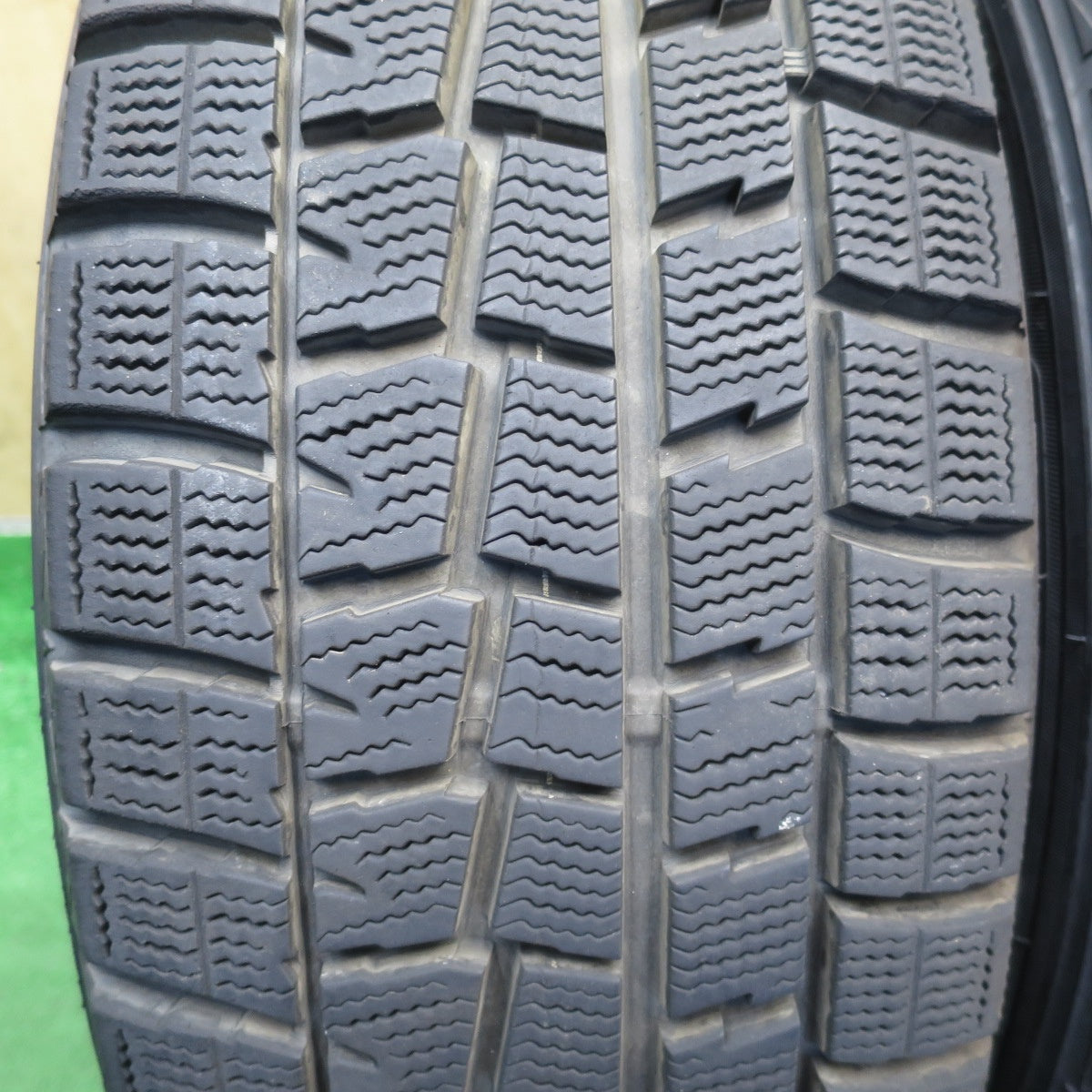 バリ溝！キレイ！ほぼ10分◎86 BRZ 等 205/55R16 スタッドレス ダンロップ ウインターマックス WM01 WAREN ヴァーレン 16インチ PCD100/5H◎6091906NJス