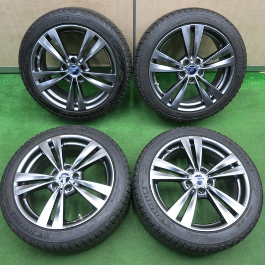 バリ溝！21年！9分★Lehrmeister L-F LOUNGE 235/45R18 スタッドレス ミシュラン X-ICE SNOW レアマイスター L-Fラウンジ 18インチ PCD114.3/5H★4122001TNス