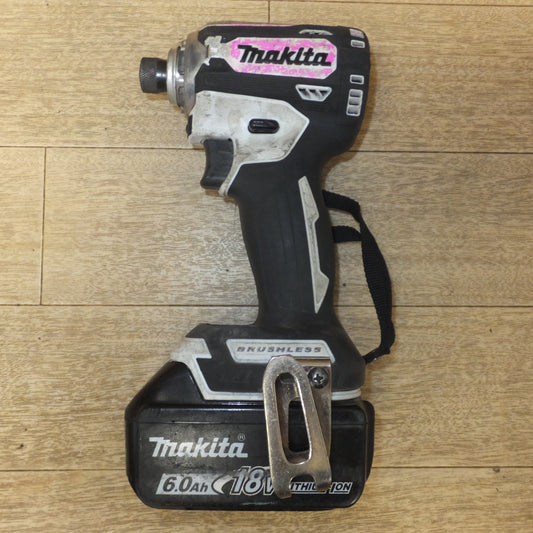 [送料無料] ★マキタ makita 充電式インパクトドライバ TD171D　バッテリ BL1860B　セット★