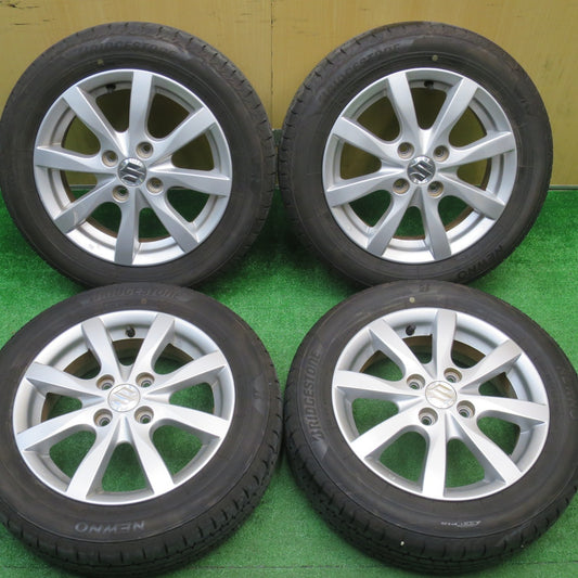 4本価格！23年★スズキ ワゴンR スペーシア アルト 等 純正 155/65R14 ブリヂストン NEWNO 14インチ PCD100/4H★5110106NJノ