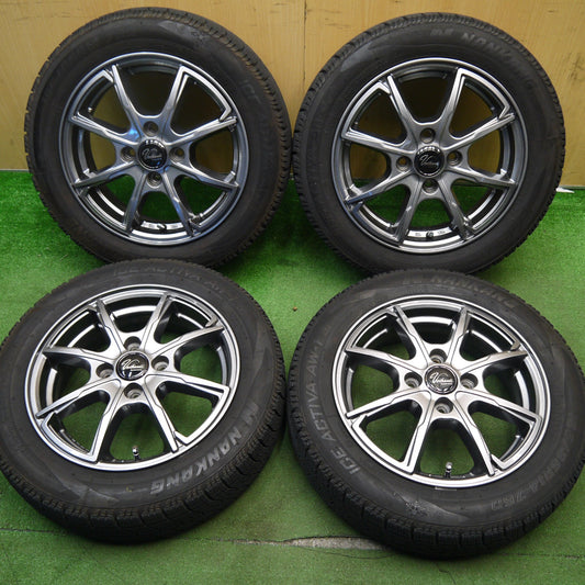 バリ溝！21年！キレイ！8.5分★スタッドレス 155/65R14 ナンカン アイスアクティバ AW-1 Verthandi ヴェルザンディ ヴェルサンディ 14インチ PCD100/4H★5041406Hス