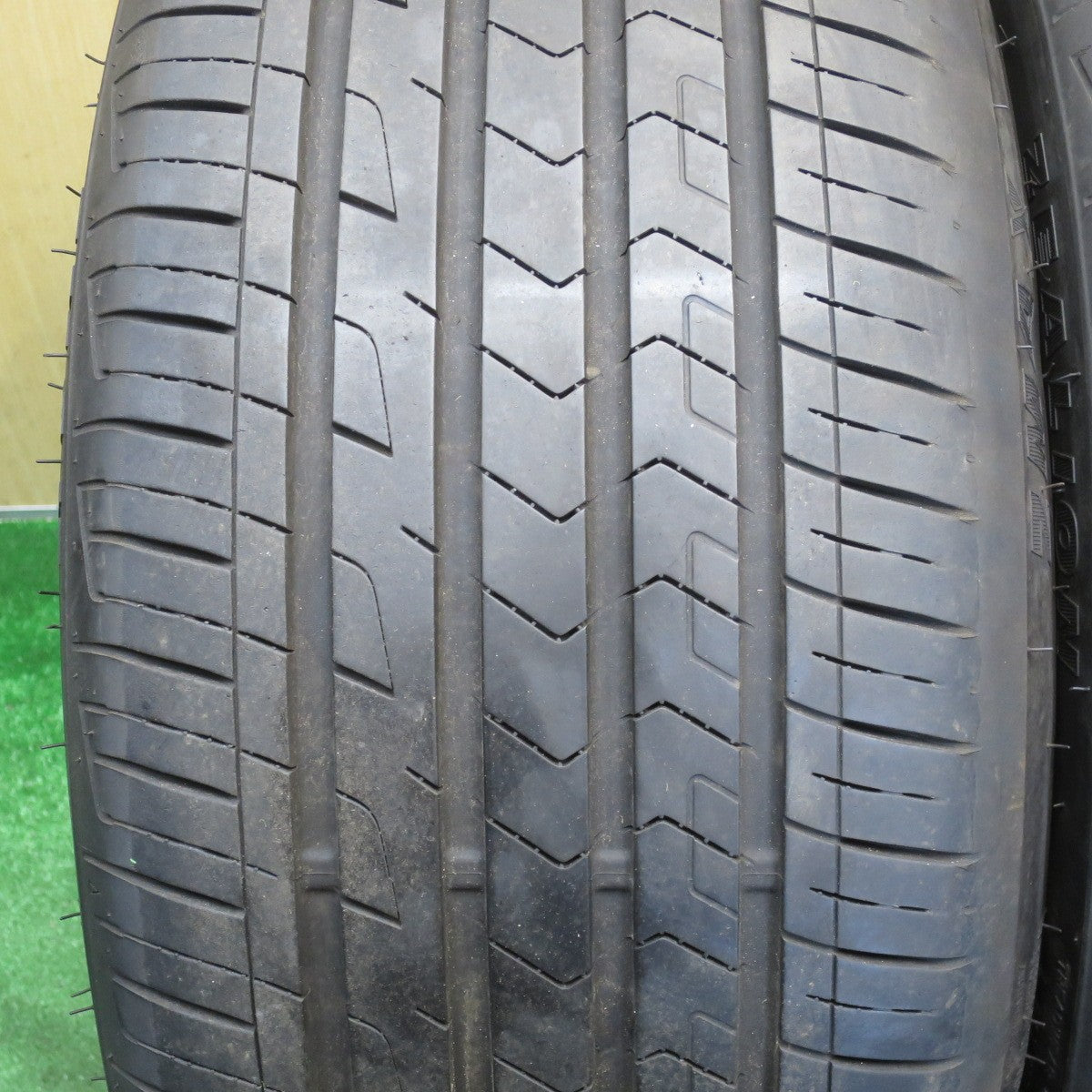 バリ溝！22年！9分★WALD PORTOFINO P21C 245/35R20 ZEALION ZMAX ヴァルド ポルトフィーノ 20インチ PCD114.3/5H★6052602NJノ