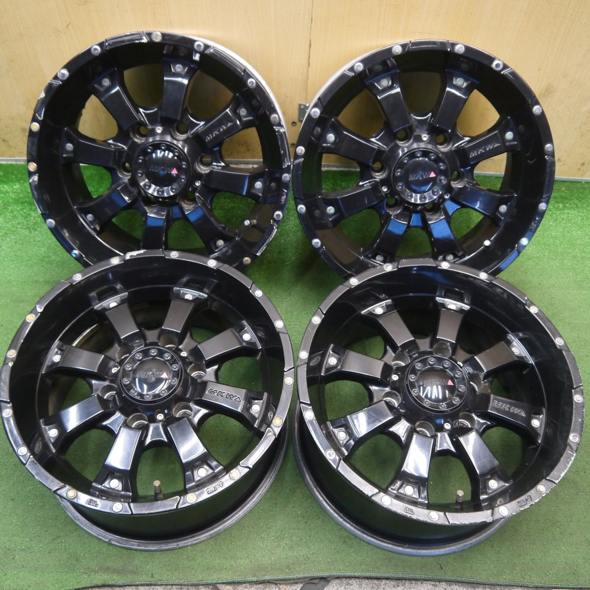 4本価格◎MKW MK-46 16インチ ホイール 16×8.0J PCD139.7/6H◎6090801Hホ