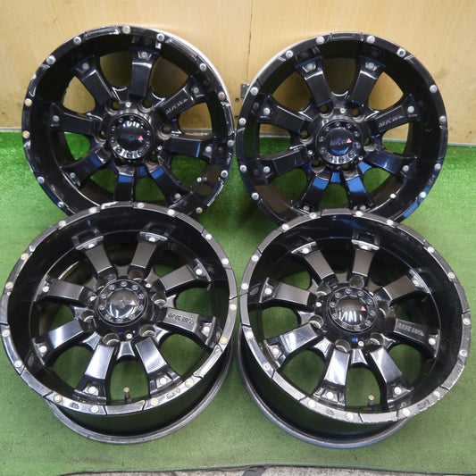 4本価格◎MKW MK-46 16インチ ホイール 16×8.0J PCD139.7/6H◎6090801Hホ