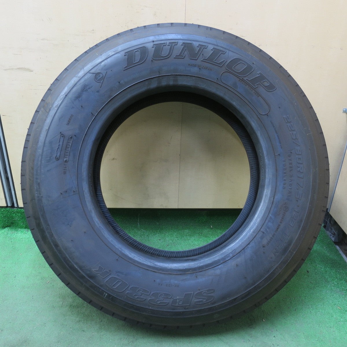 新車外し！25年！1本★トラック タイヤ 225/80R17.5 123/122N ダンロップ SP330K 17.5インチ★6061005イノタ