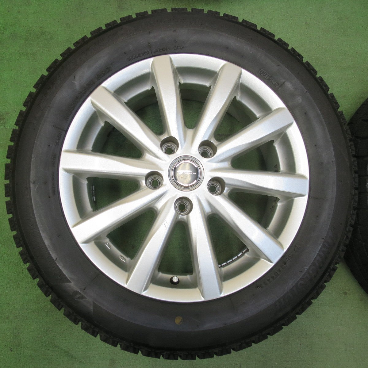 バリ溝！23年！キレイ！9.5分★スタッドレス 205/60R16 ブリヂストン アイスパートナー2 TOPRUN トップラン 16インチ PCD114.3/5H★5102403イス