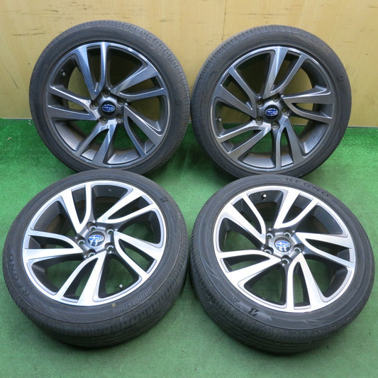 バリ溝！9.5分★スバル VM レヴォーグ 純正 225/45R18 ブリヂストン レグノ GR-X2 18インチ PCD114.3/5H★6032801HAノ