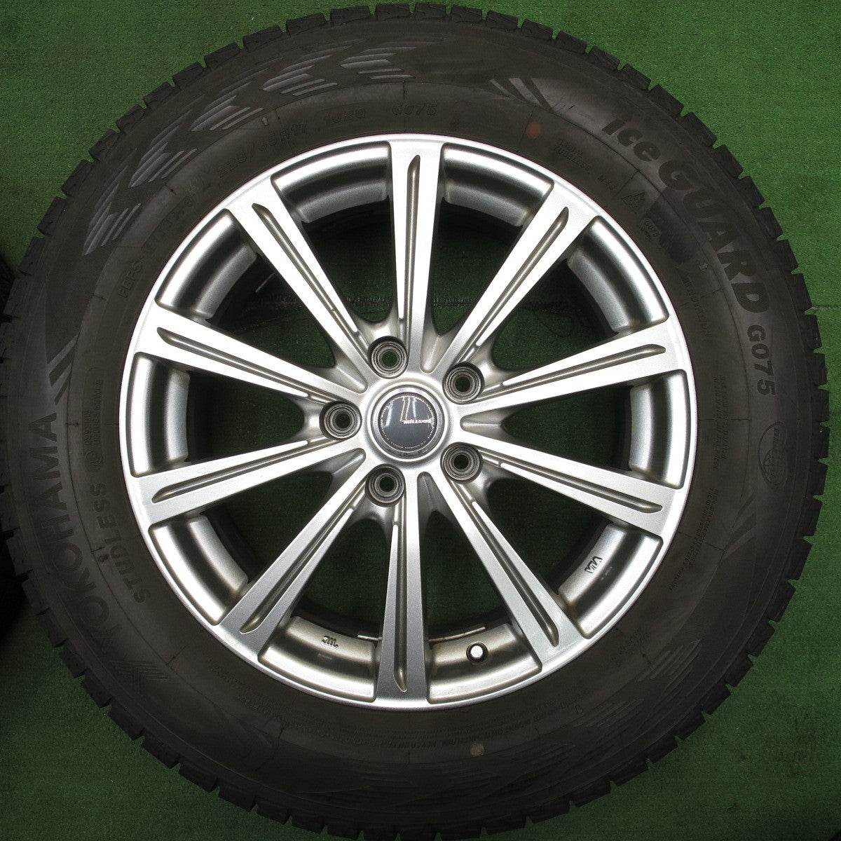 4本価格★スタッドレス 225/65R17 ヨコハマ アイスガード G075 MiLLOUS ミルアス 17インチ PCD114.3/5H★5060702NJス
