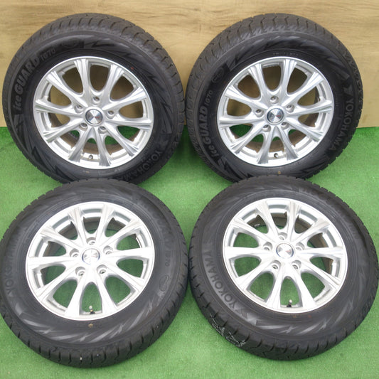 バリ溝！22年！キレイ！9.5分★スタッドレス 195/65R15 ヨコハマ アイスガード iG70 JOKER ジョーカー 15インチ PCD114.3/5H★6031303KTス