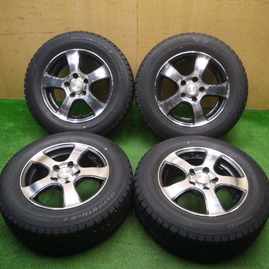 [送料無料] バリ溝！22年！9.5分★スタッドレス 195/65R15 ブリヂストン アイスパートナー2 ROZEST ローゼスト 15インチ PCD114.3/5H★4112011Hス