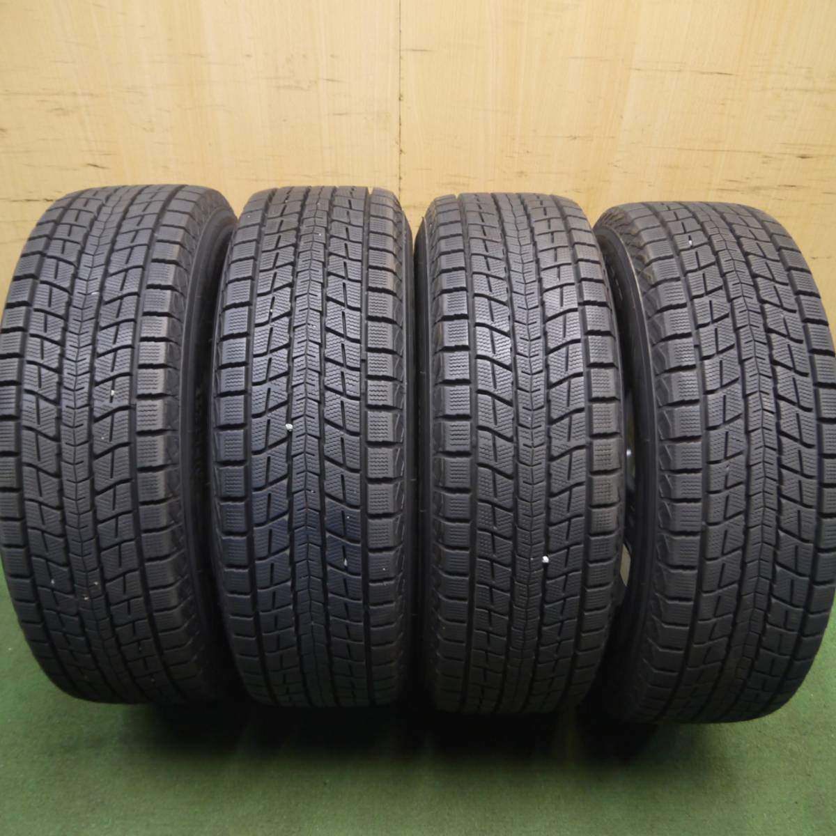 バリ溝！9.5分★スタッドレス 215/65R16 ダンロップ ウインターマックス SJ8 Exceeder PCD114.3/5H★4021607Hス