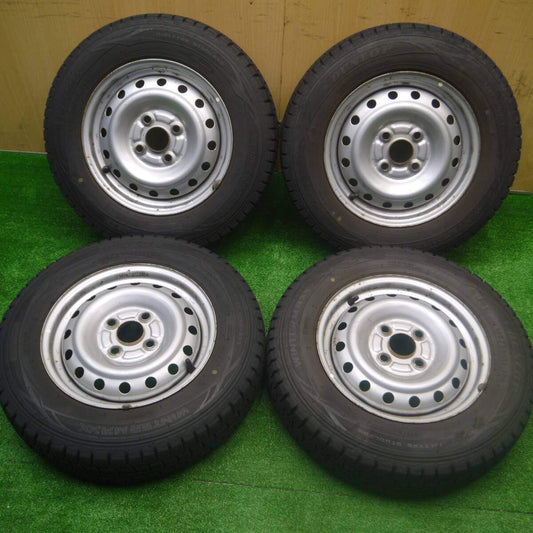 4本価格★スタッドレス 145/80R13 ダンロップ ウインターマックス WM01 スチール 13インチ PCD100/4H★4082101Hス