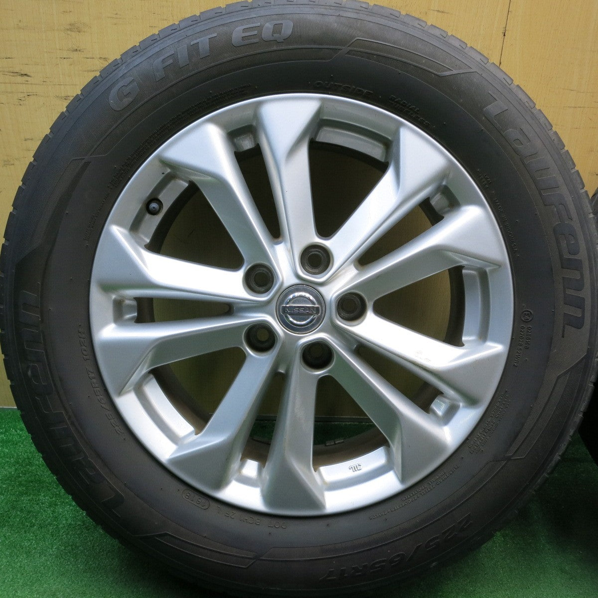 4本価格★日産 T32 エクストレイル 純正 225/65R17 ラウフェン G FIT EQ 17インチ PCD114.3/5H★5051102HAノ