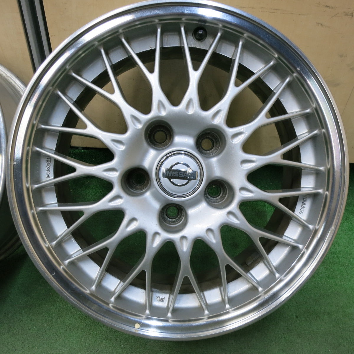 [送料無料] 4本価格★日産 純正 BBS CG22 ステージア グロリア シーマ 等 ホイール 16インチ 16×7JJ PCD114.3/5H★5012208SYホ