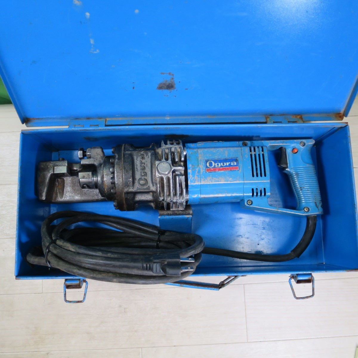 ☆Ogura オグラ 16mm 鉄筋 カッター HBC-16 油圧式 BAR CUTTER 電動 工具 切断機 コード式☆