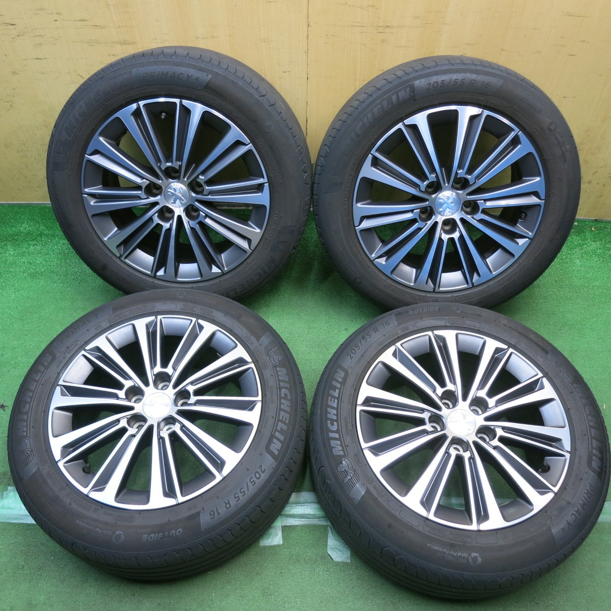 4本価格◎プジョー 308 純正 205/55R16 ミシュラン プレマシー4 16