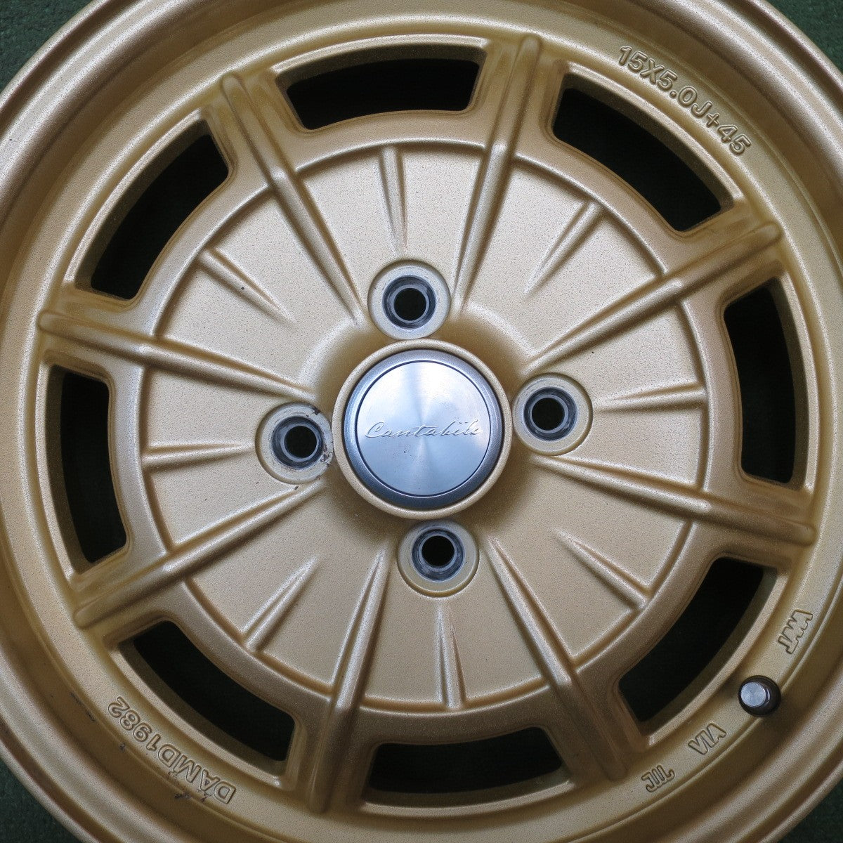 キレイ★Cantabile DAMD カンタービレ ダムド 15インチ ホイール 15×5J PCD100/4H★6021706NJホ