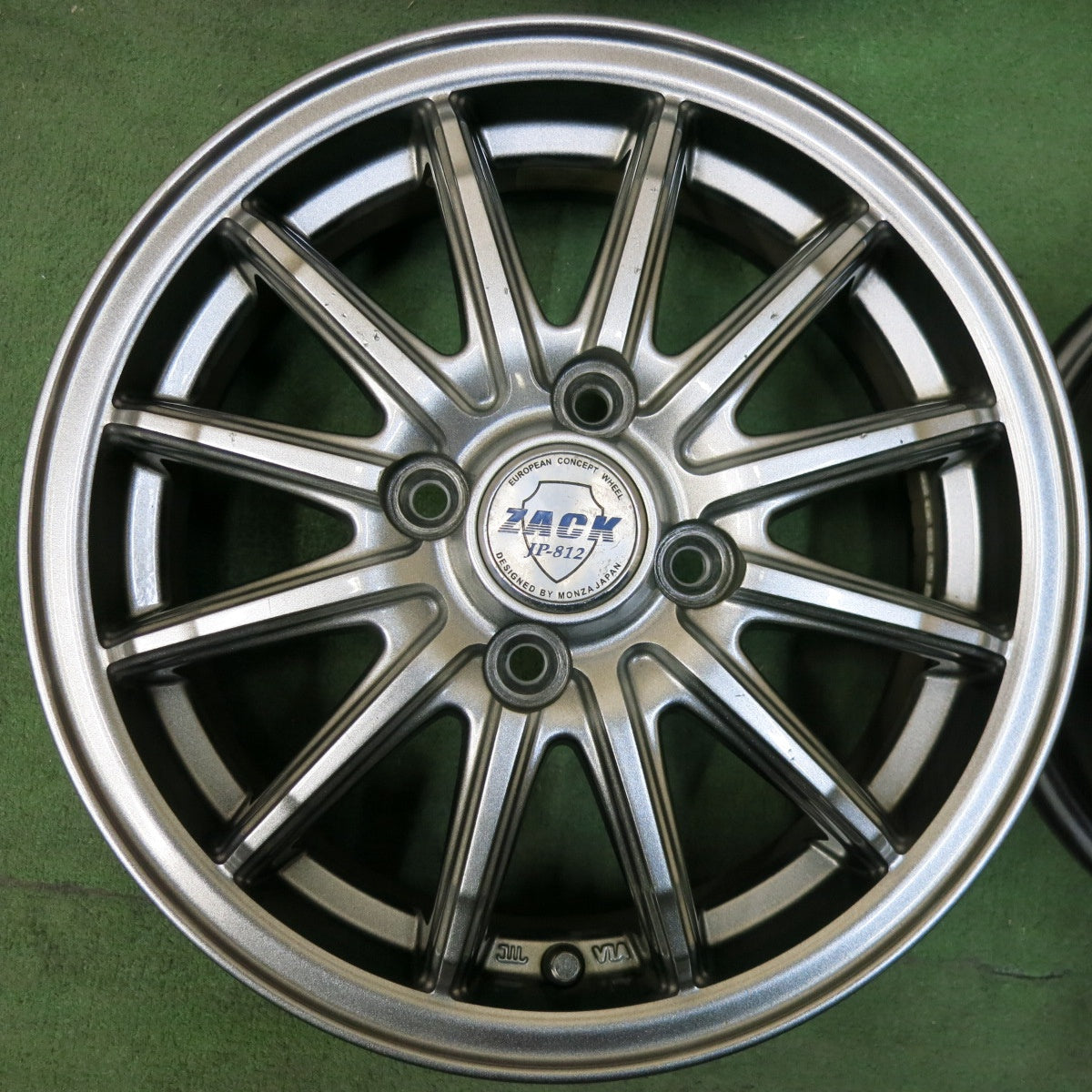 [送料無料] 4本価格★ZACK JP-812 MONZA JAPAN ホイール 14インチ ザック モンツァ 14×4.5J PCD100/4H★5012805SYホ