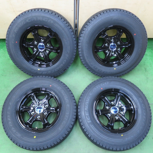 未使用！24年★ハイエース 等 195/80R15 107/105L スタッドレス グッドイヤー アイスナビ カーゴ DELF FLEX 15インチ PCD139.7/6H★5022415イス