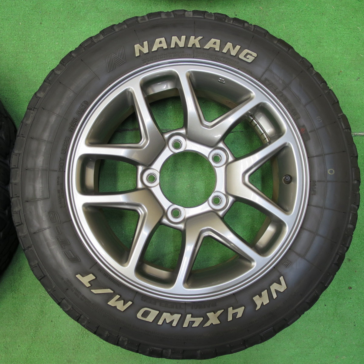 *送料無料* キレイ！21年★スズキ JB64W ジムニー 純正 175/80R16 ナンカン NK 4×4WD M/T FT-9 ホワイトレター PCD139.7/5H★4070405イノ