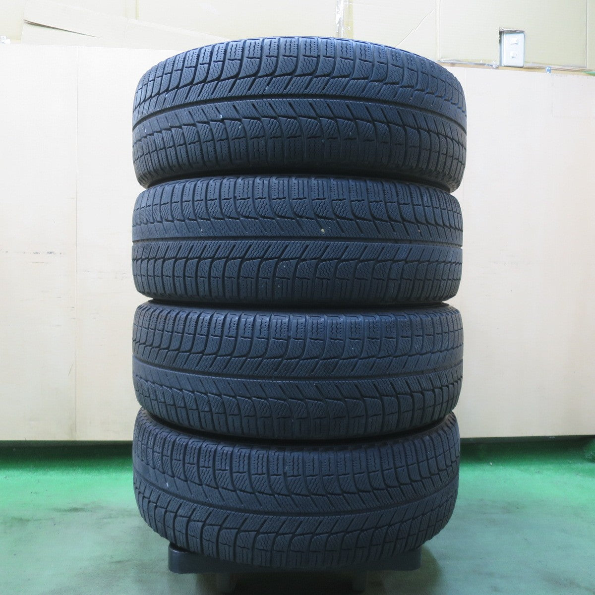 4本価格★ホンダ ヴェゼル 等 純正 Modulo ENKEI 215/55R17 スタッドレス ミシュラン X-ICE XI3 モデューロ エンケイ 17インチ PCD114.3/5H★6042808イス