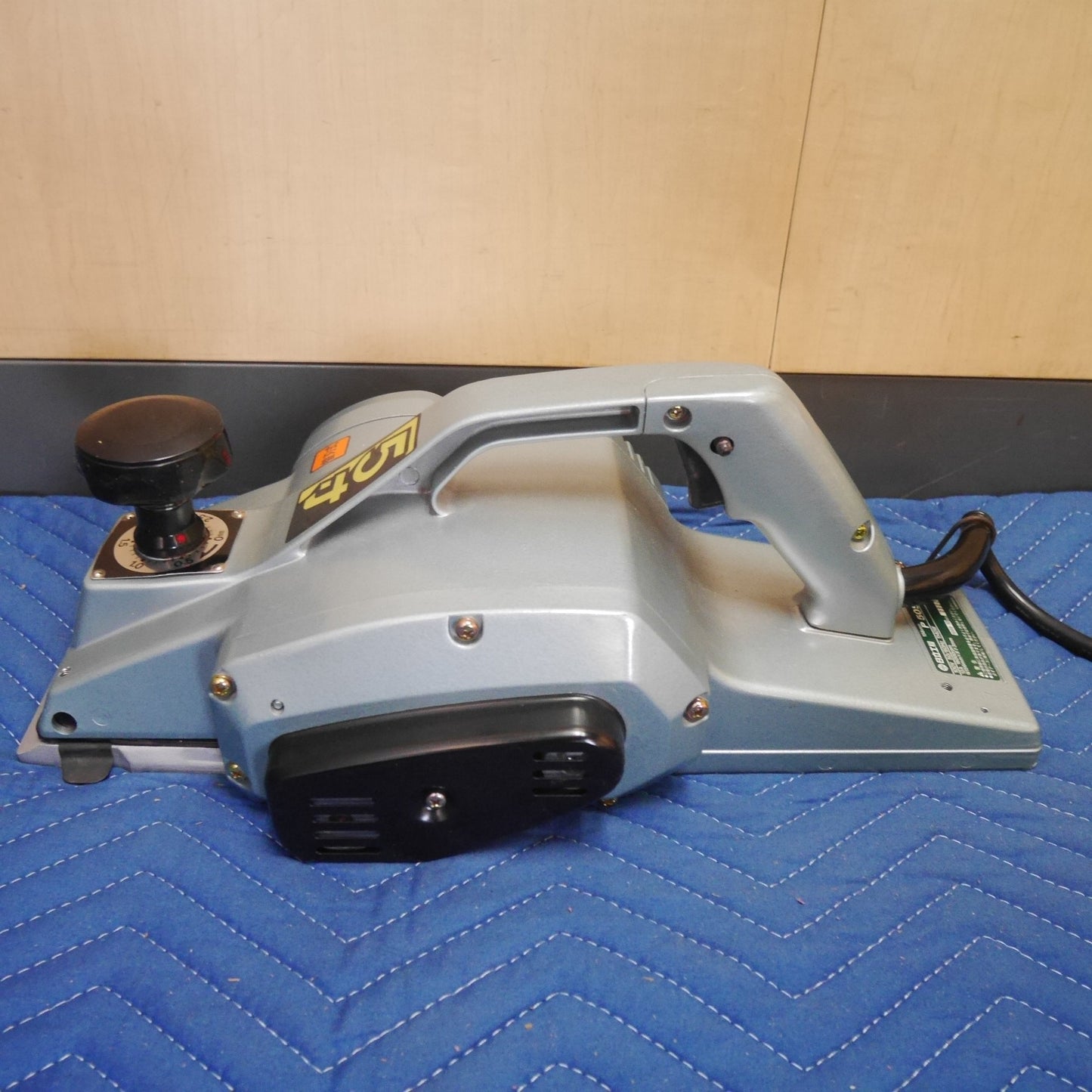 [送料無料] 替刃付き☆日立 156mm かんな P50SA カンナ 鉋 電動 工具 研摩 研磨 機 切削 コード式 100V HITACHI ジャンク品☆