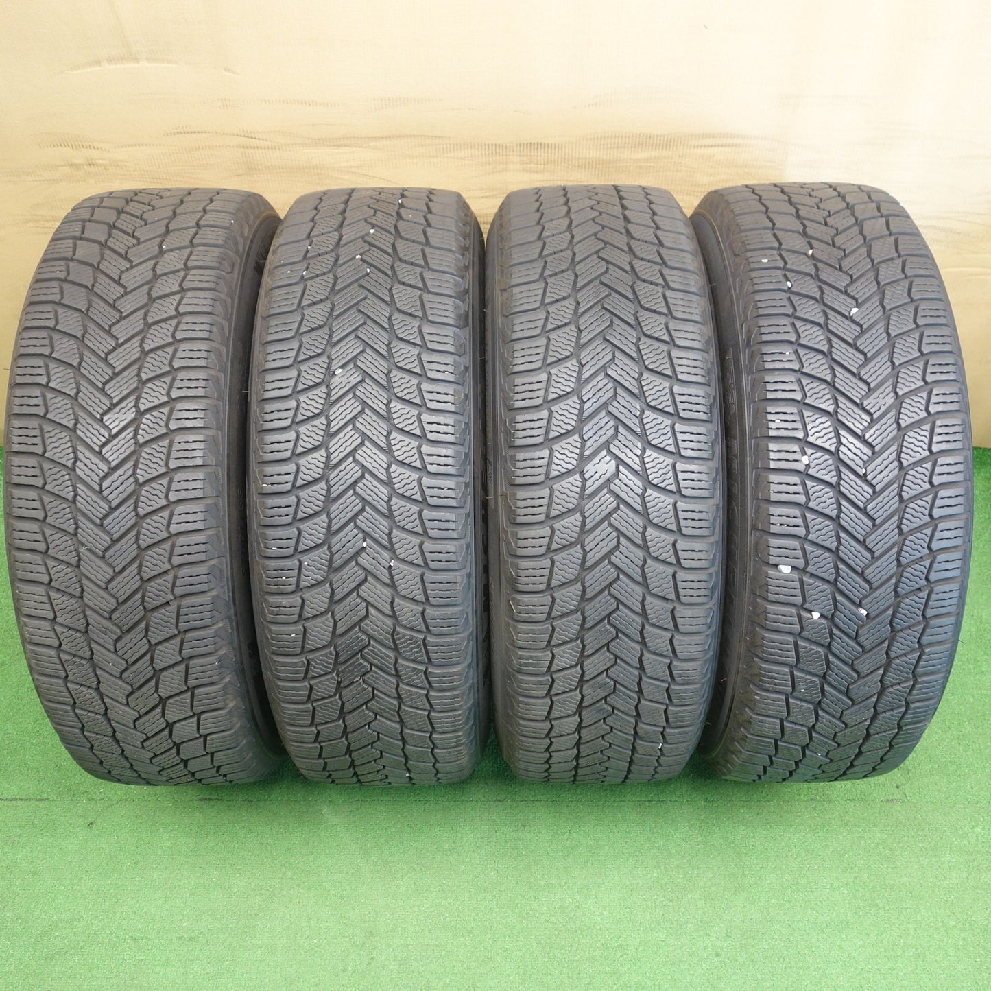 センサー付！バリ溝！23年！キレイ！9分★レクサス NX 純正 235/60R18 スタッドレス ミシュラン X-ICE SNOW SUV 18インチ PCD114.3/5H★6051101KTス